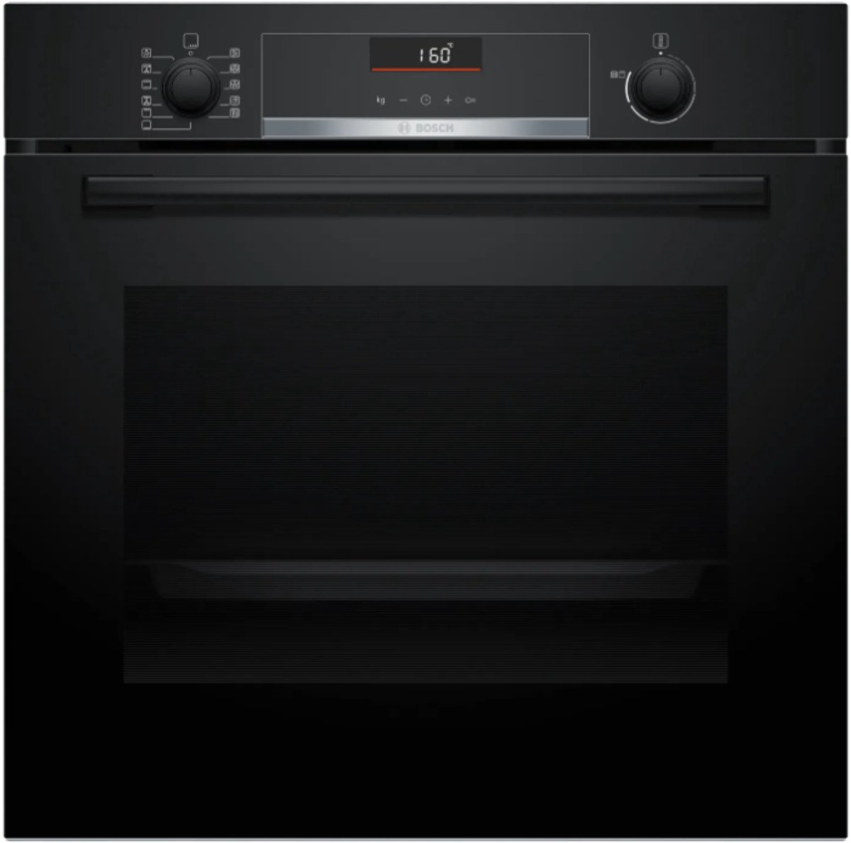 Bosch HBG536EB4 - Serie 6 - Oven - Inbouwoven - 71 l - 3400 W - 60 cm x 60 cm - Air Fry-functie met bakplaat: voor perfect gefrituurde gerechten, zoals groente en frietjes Zwart