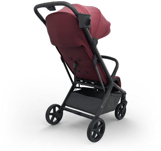 Kinderkraft NUBI 3 Buggy - Lichtgewicht & Automatisch Inklapbaar - Tot 27 kg - Verstelbare Rugleuning - Bourgogne van Kinderkraft — afbeelding 2