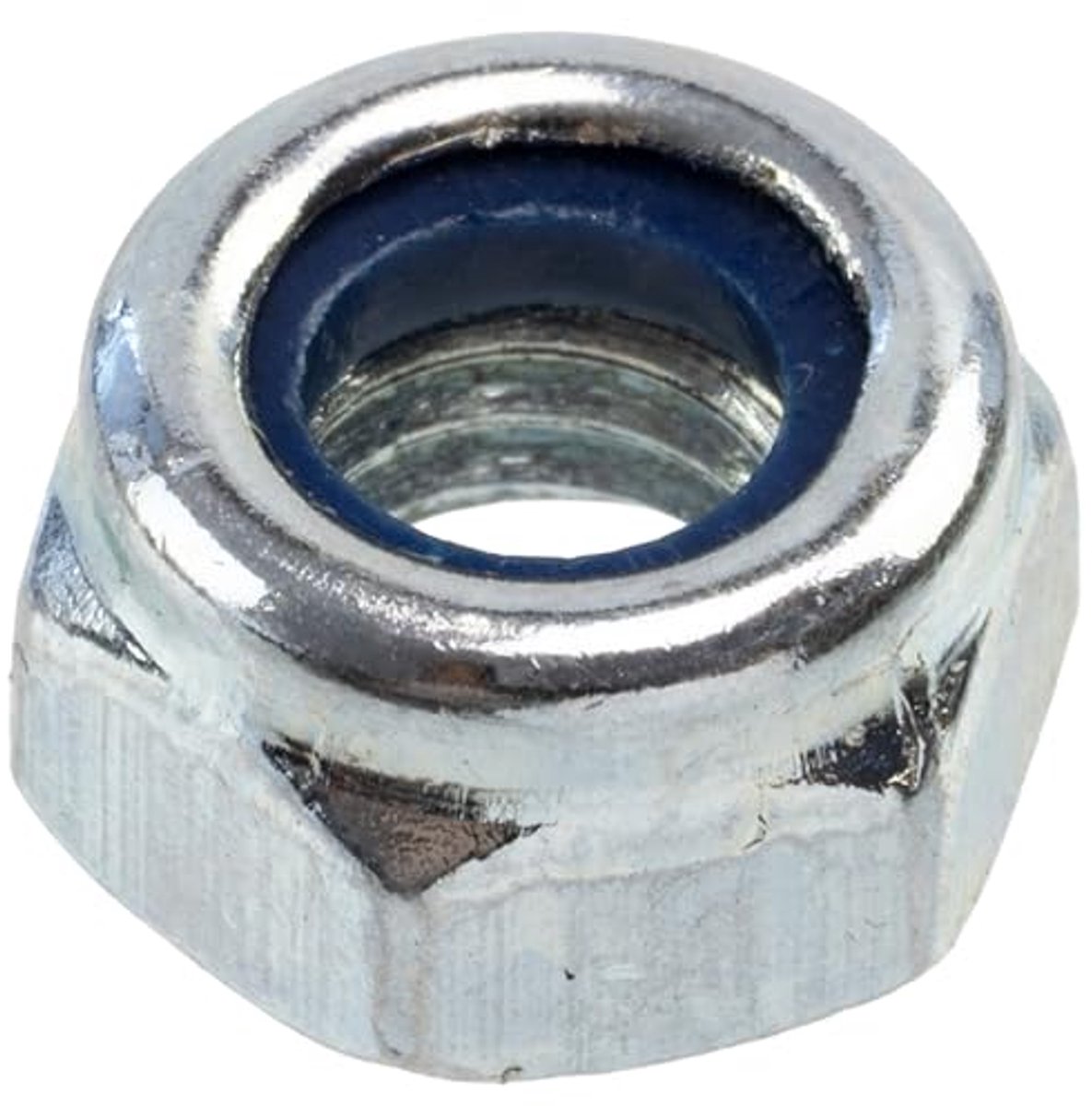 Set van 25 Locknuts - M6x1 mm - Hexagonale Bevestiging - Gegalvaniseerd Staal - Zilver