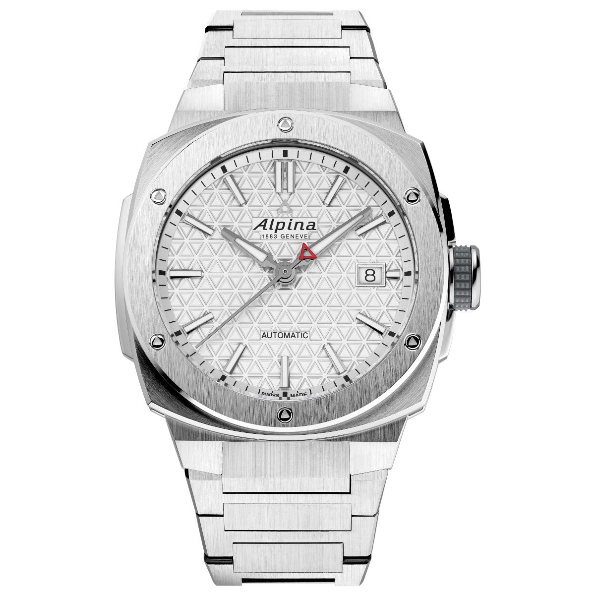 Alpina Alpiner Extreme Automatic AL-525S3AE1B Horloge - Titanium - Zilverkleurig - Ø 39 mm