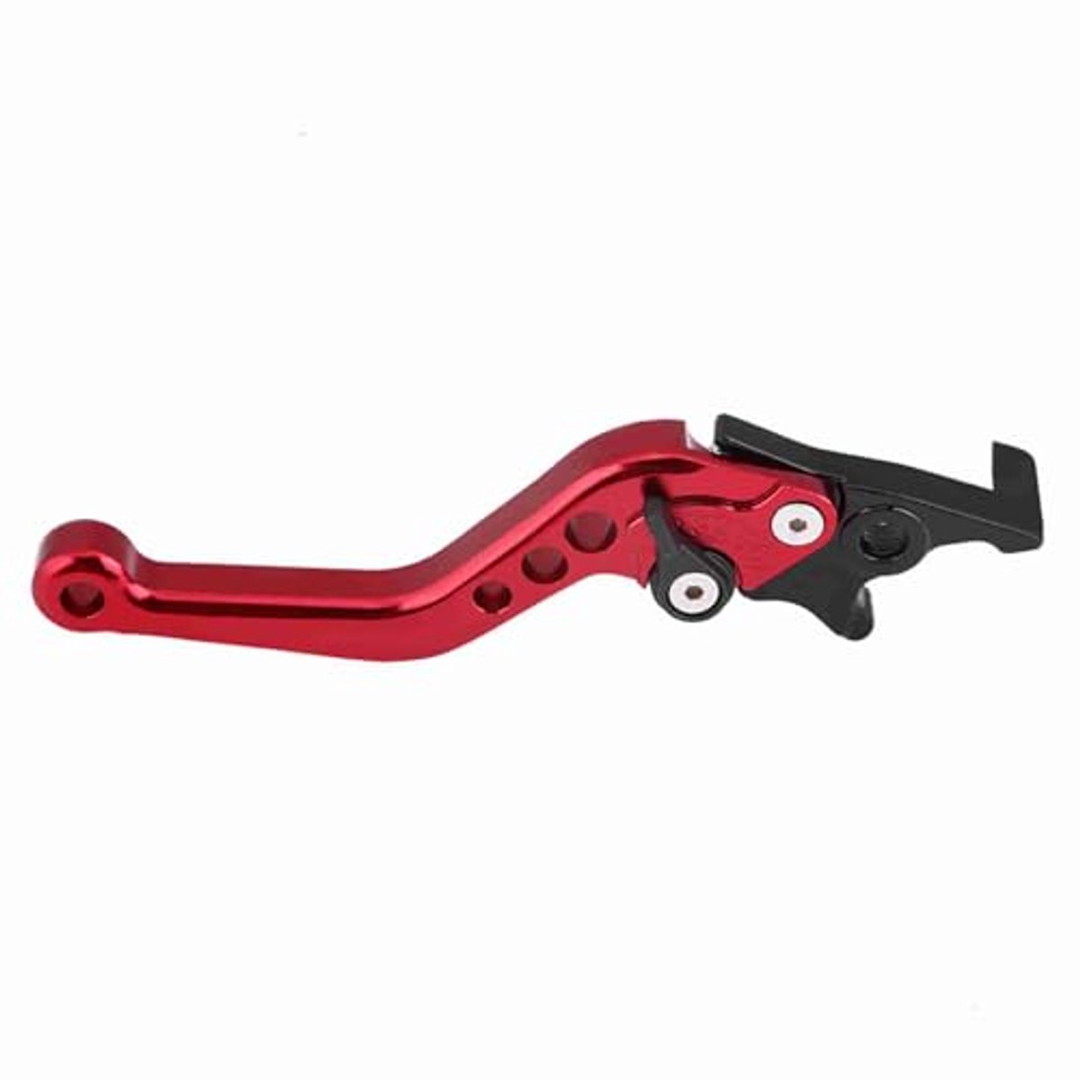 Universele Motorfiets Dubbele Schijf Remhendels - CNC Aluminiumlegering - Rood