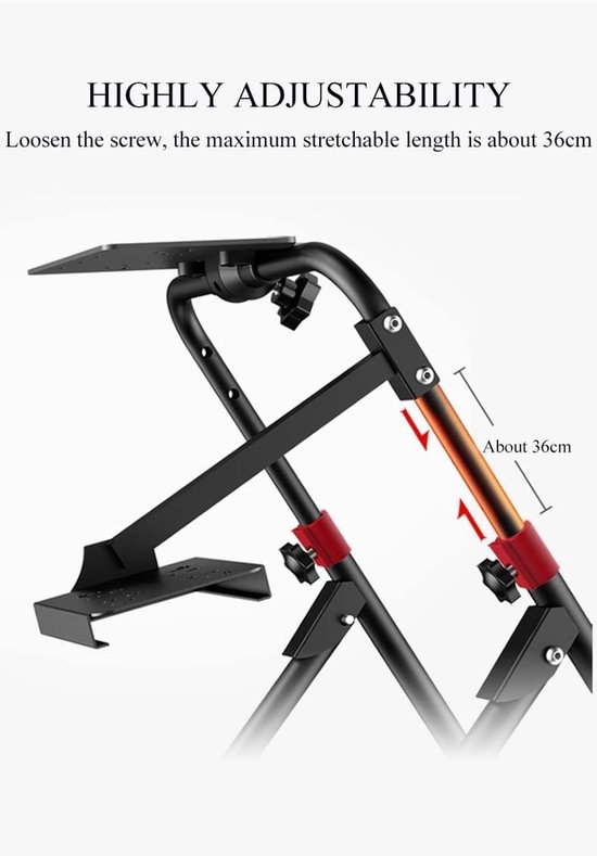 Verstelbare Gaming Wheel Stand voor Race Gaming van Merkloos — afbeelding 4