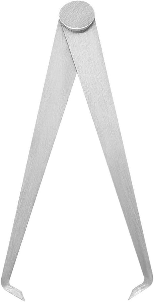 JHubers Goods - Binnenschuifmaat - 15,24 cm - Roestvrijstalen Meetgereedschap voor Maatmeting - Zilverkleurig