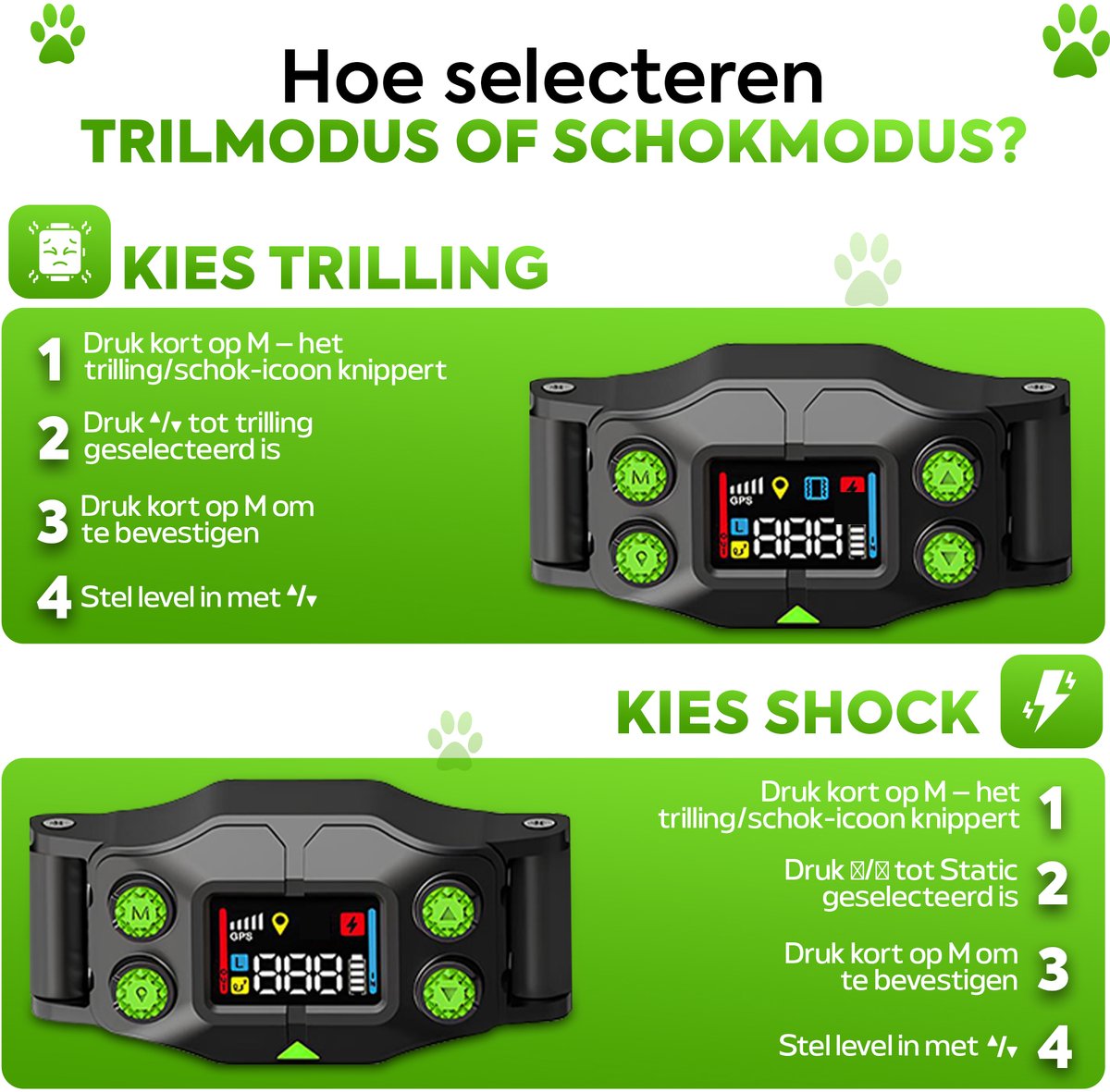 Honden Onzichtbare GPS omheiningssysteem - GPS Tracker Hond - GEEN Internet of Mobile -Trainingshalsband- trainingsset - vanaf 7KG - Opvoedingshalsband voor middelgrote & Grote Honden - Waterdicht - Oplaadbaar - Schok & Vibratie & Audio thumbnail 3