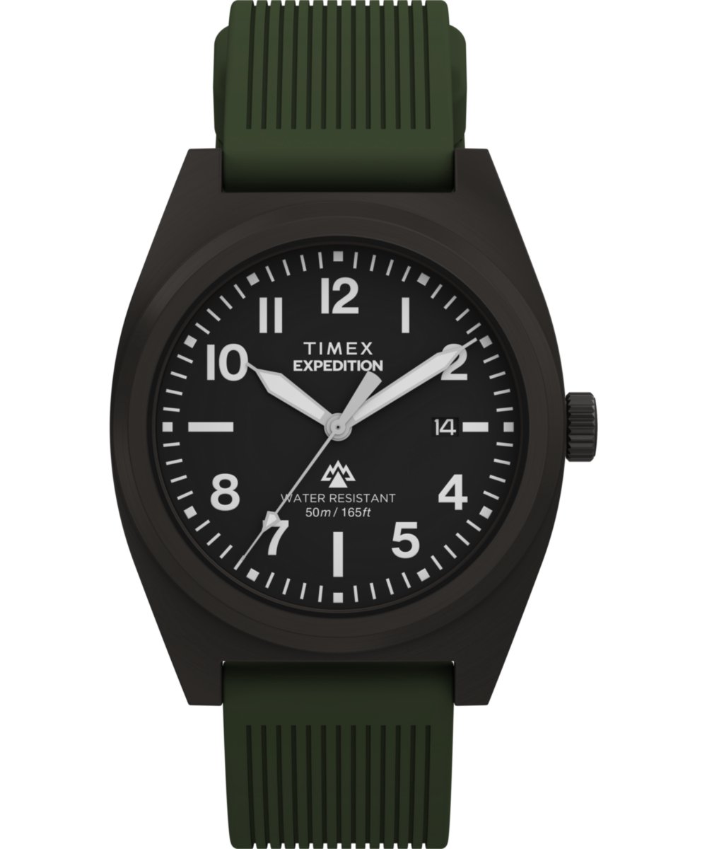 Timex Expedition North Capstone TW2Y18000 Horloge - Siliconen - Groen - Ø 39 mm