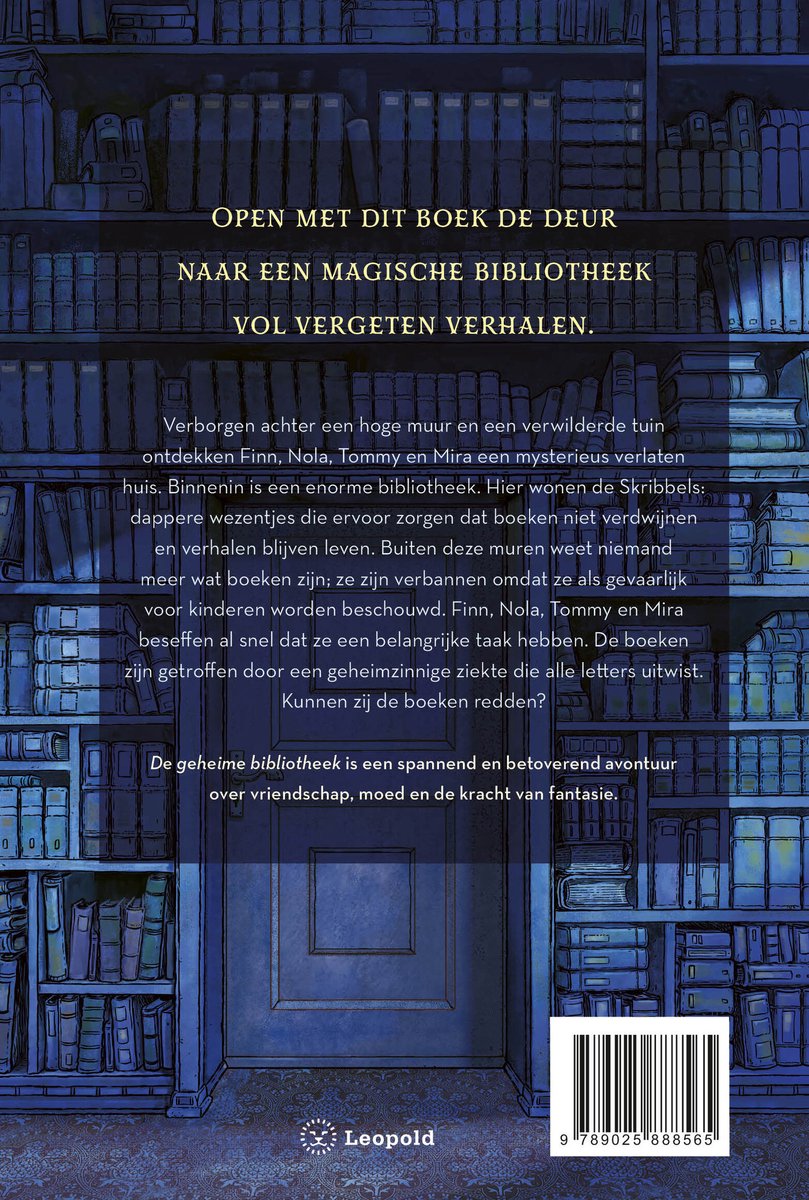 De geheime bibliotheek - back cover