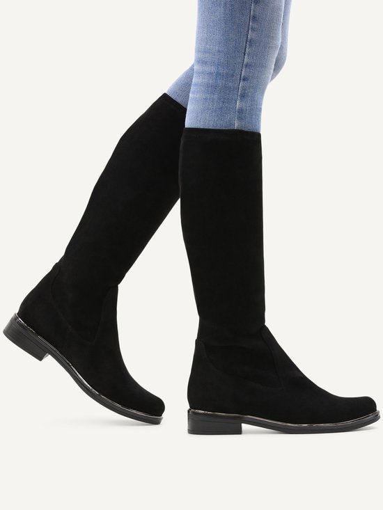 Botte extensible au genou Caprice art noir 9-25512-41 044