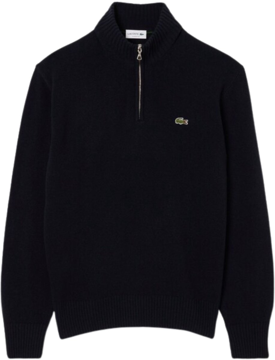 Lacoste 1ha1 Men Sweater Zip Truien & Vesten Heren Sweater Hoodie Vest- Donkerblauw