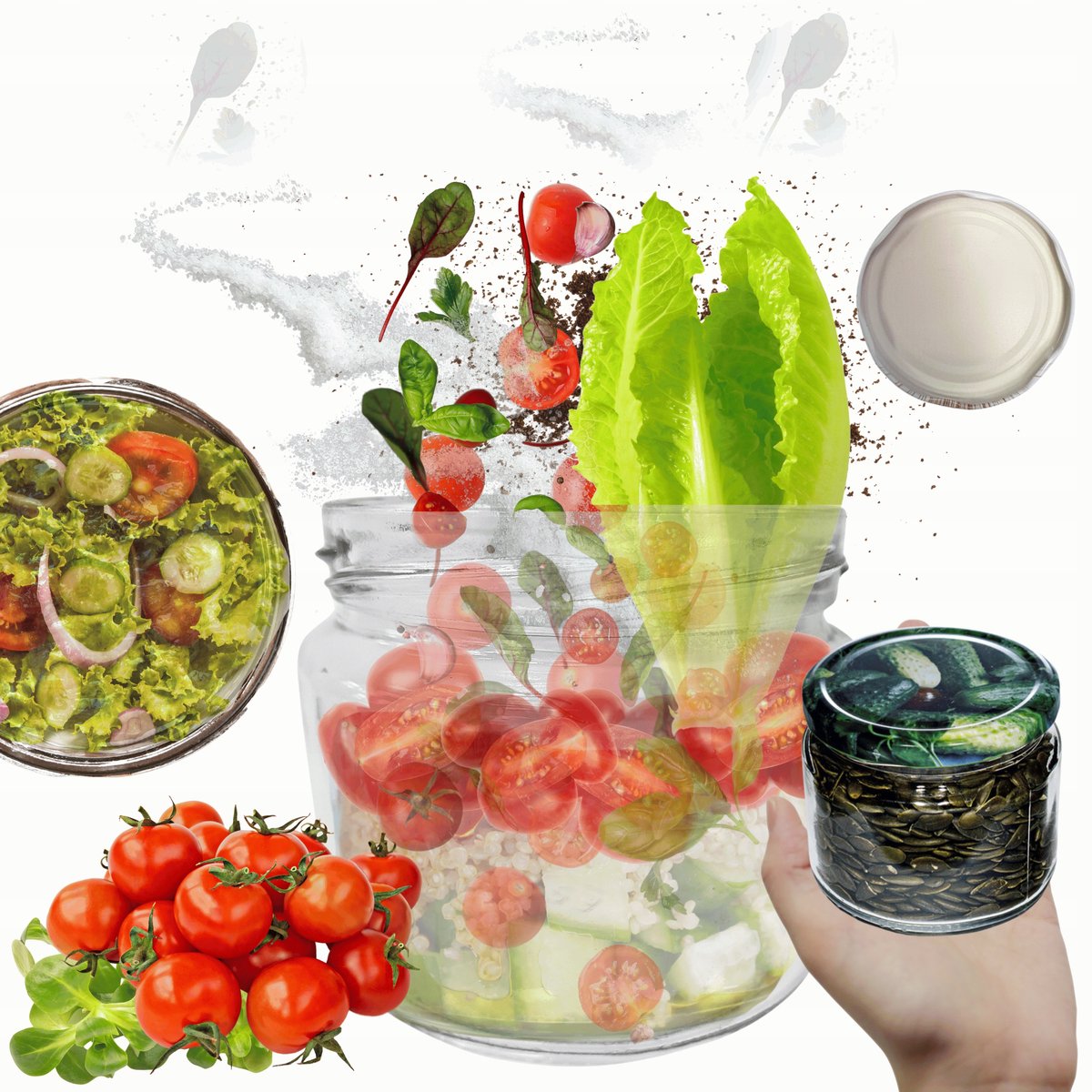 Glazen Pot 330ml voor Conserveren, Kruiden & Meer - 1 Stuk