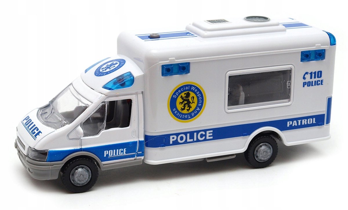 Politiewagen met Geluid en Licht - Pullback Actie
