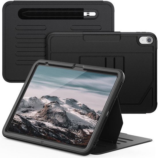 Étui magnétique Solidenz iPad 11 (A16) et iPad 10 - 10,9 pouces - Noir