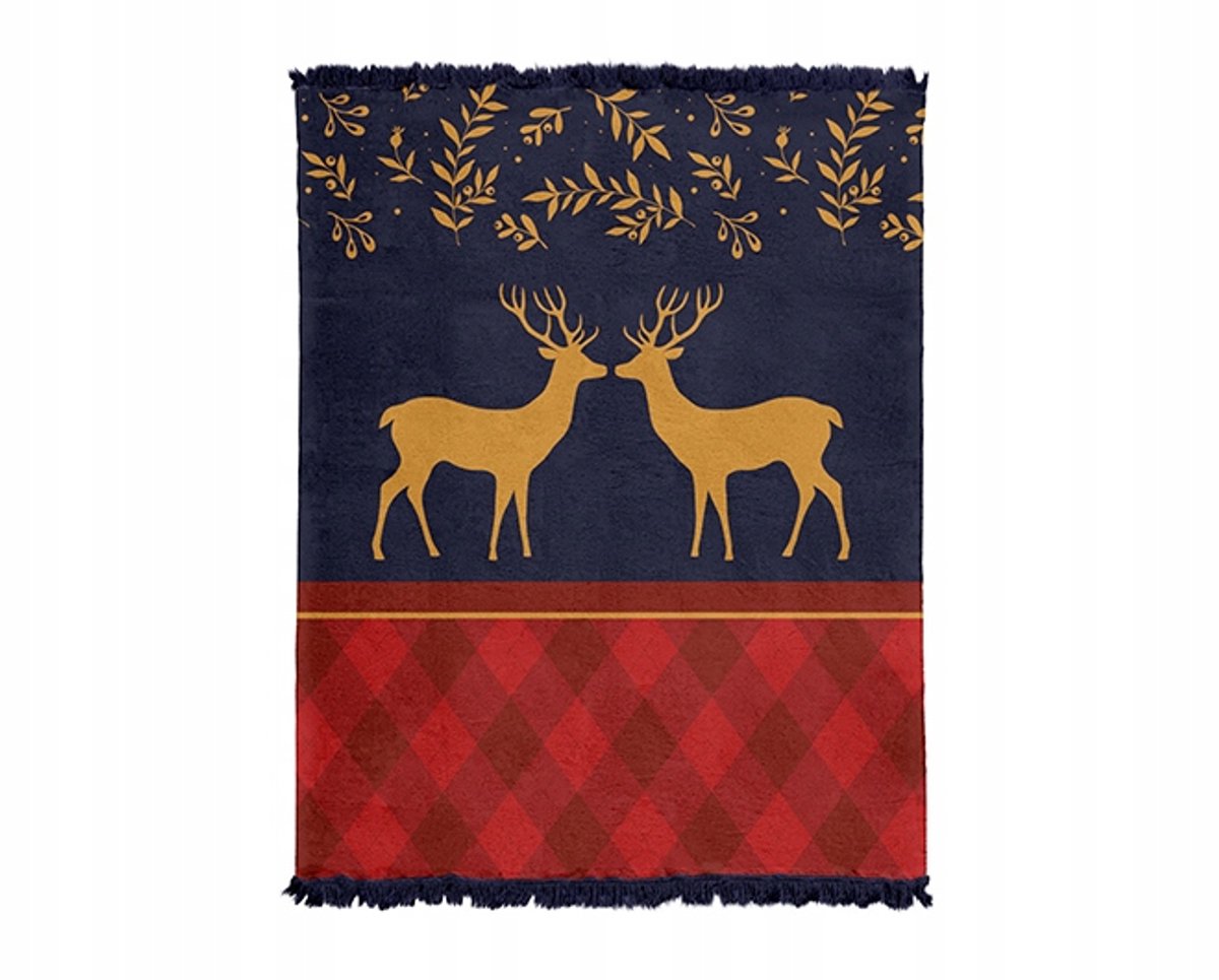 Kerstplaid 150x200cm - Dik, Zacht & Warm Katoen