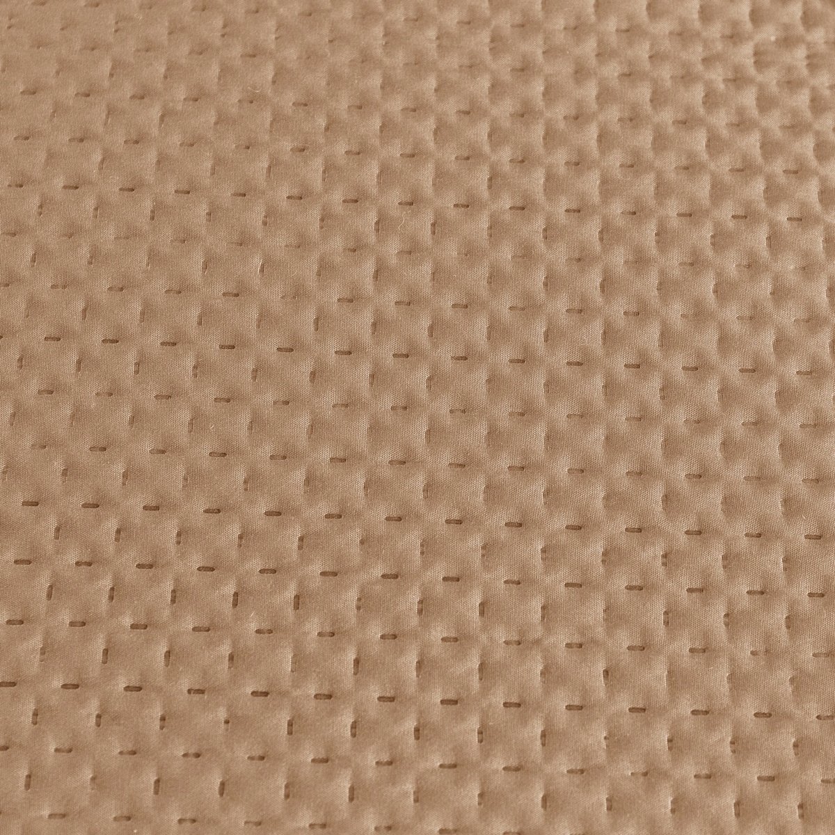 Pittige spread Rosella 170x210cm met ruche - Donker Beige
