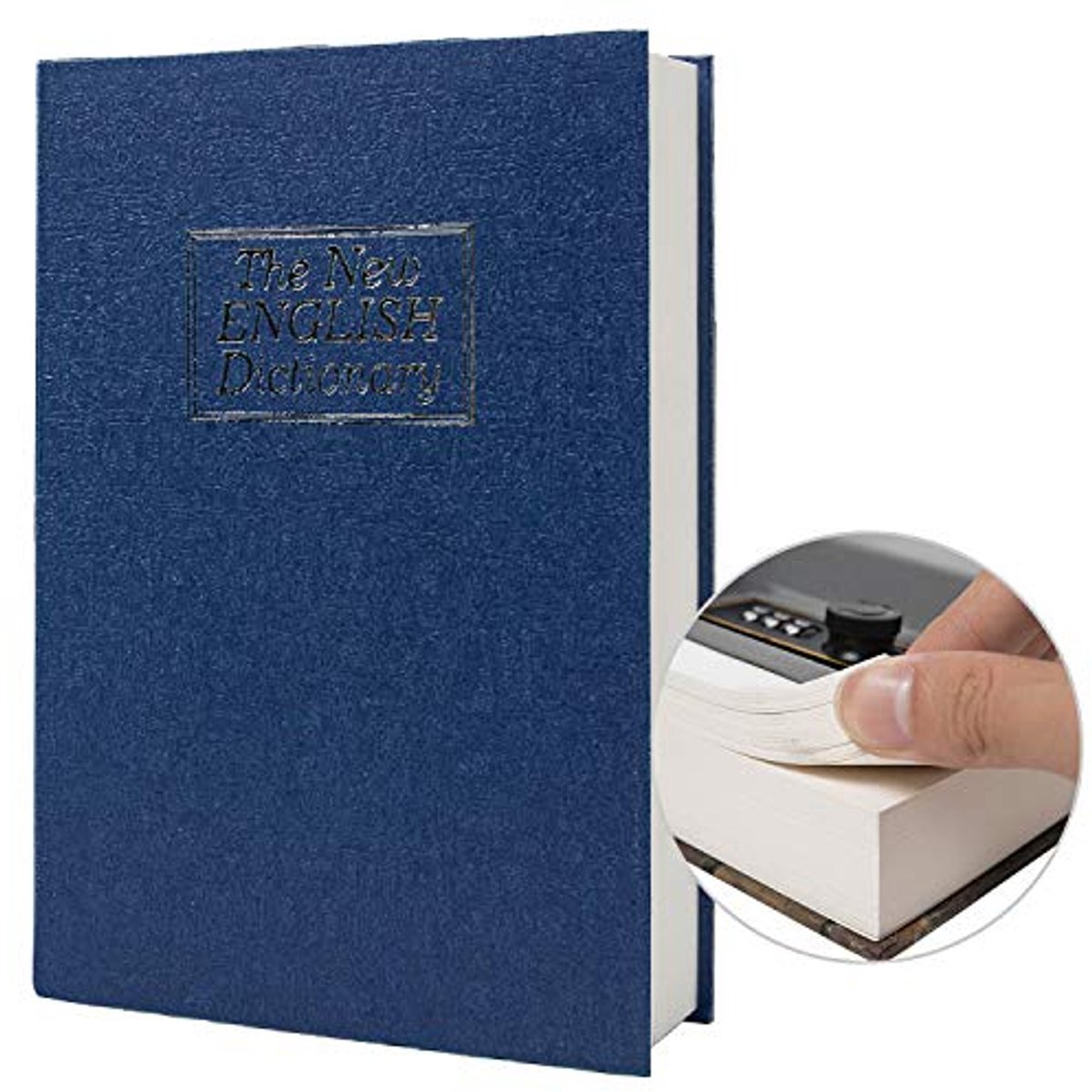 Echt papieren kluisboek voor waardevolle spullen met cijferslot