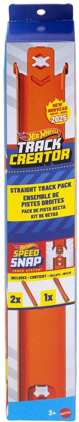 Set de Creator de pistes Hot Wheels avec pièces de piste droites