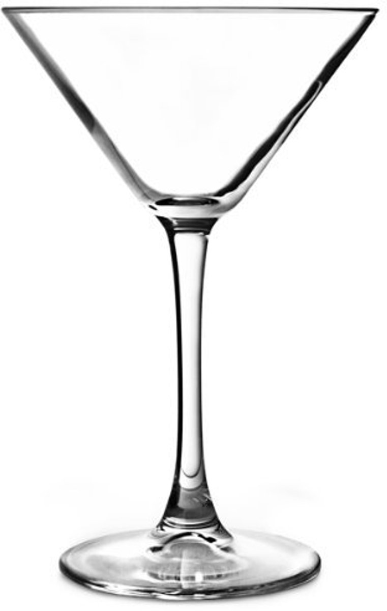 V-vormige Martini glazen set van 2 - Ideaal voor cocktailparty's