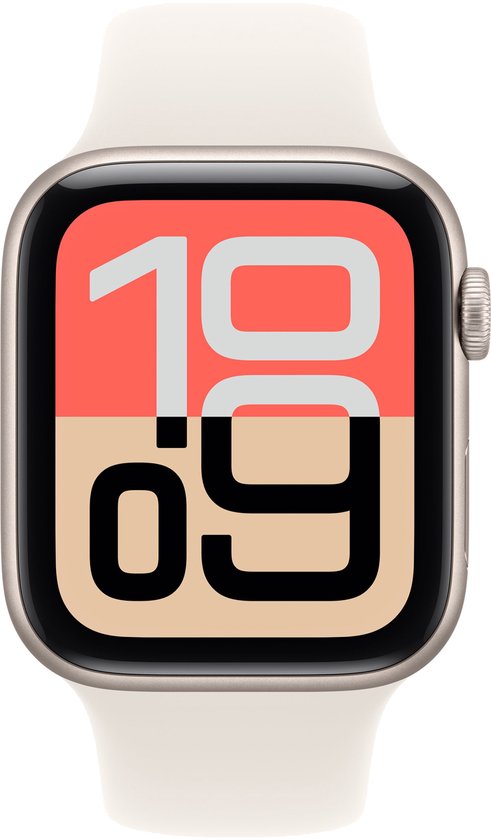 Apple Watch SE 3 - Wifi - 44mm - Starlight Aluminium Case with Starlight Sport Band - S/M