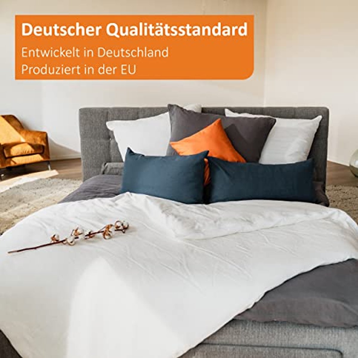 Matras-opbergtas met 3-zijdige ritssluiting en handgrepen – Stofvrije opslag voor matrassen 70 x 140 cm