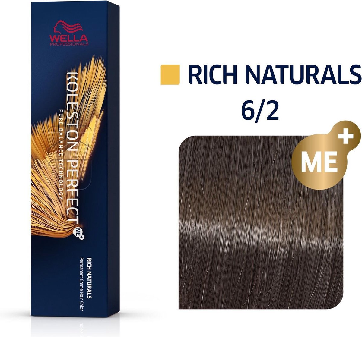 Wella Professionals Koleston Perfect Me+ - Haarverf - 6/2 Rich Naturals - 60ml