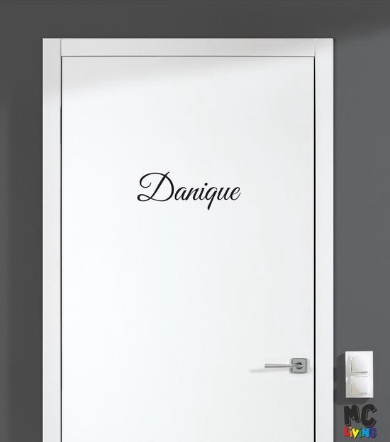 Deursticker Met Naam Danique