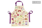 Threadbear Katoenen Schort 50 X 42 Cm Multicolor Bakkerij