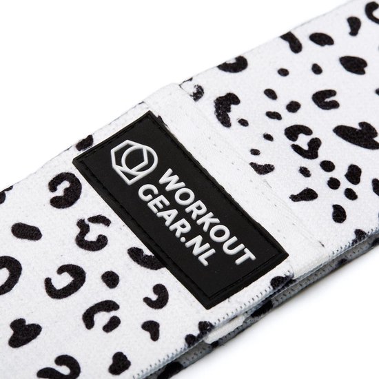 Workout Gear - Resistance Band - Panterprint - Wit - Zwart - 11/16kg