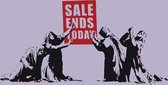 BANKSY  Sales Ends Today Canvas Print