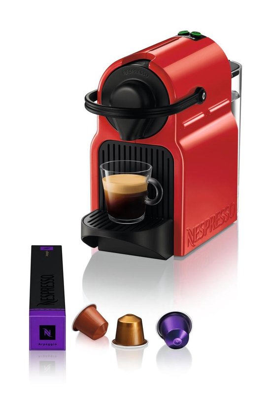 Krups Nespresso Inissia XN1005 - Koffiecupmachine - Rood