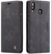 caseme - Hoesje geschikt voor Samsung Galaxy A20e - wallet book case - magneetsluiting - zwart