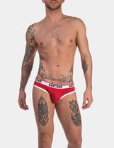 Barcode Berlin Maxime Backless Brief Red - MAAT M - Heren Ondergoeds (erotisch) - Slip voor Mans (erotisch) - Mannen Mannen Slip