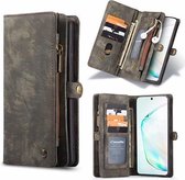 CaseMe - Samsung Galaxy S20 Ultra hoesje - 2 in 1 Wallet Book Case - Zwart