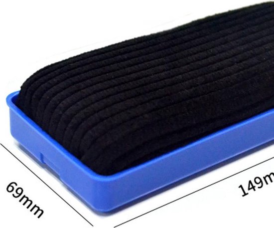 Whiteboard cleaner - Magnetisch - Blauw - Groot | bol.com