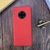 Voor Huawei Mate 30 Pro schokbestendig mat TPU beschermhoes (rood)