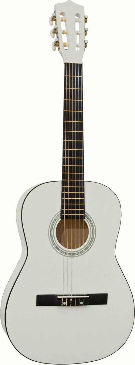 DIMAVERY AC-303 gitaar 3/4 - klassiek - Akoestisch - wit - 9 tot 11 jaar
