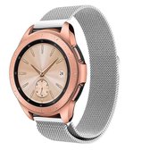 Milanees Smartwatch bandje - Geschikt voor  Samsung Galaxy Watch Milanese band 42mm - zilver - Horlogeband / Polsband / Armband