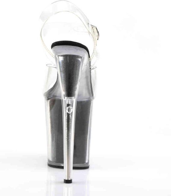 Sandale Pleaser avec bride à la cheville -35 Chaussures- FLAMINGO-808G US 5 Noir