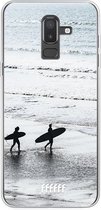 Samsung Galaxy J8 (2018) Hoesje Transparant TPU Case - Surfing #ffffff