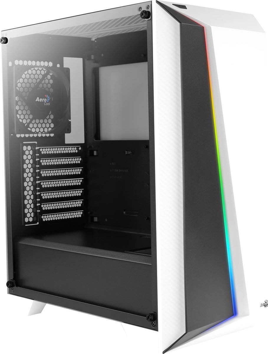 Aerocool CYLONPROWG Midi Tower Wit