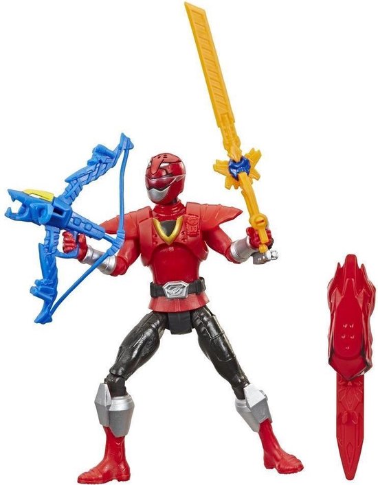 troon stel voor Grondig Power Rangers beast-x Red Ranger Speelgoed actiefiguur - Speelfiguur - 16cm  | bol.com
