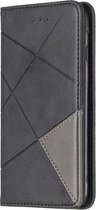 Geometric Book Case - iPhone SE (2020 / 2022) / 8 / 7 Hoesje - Zwart