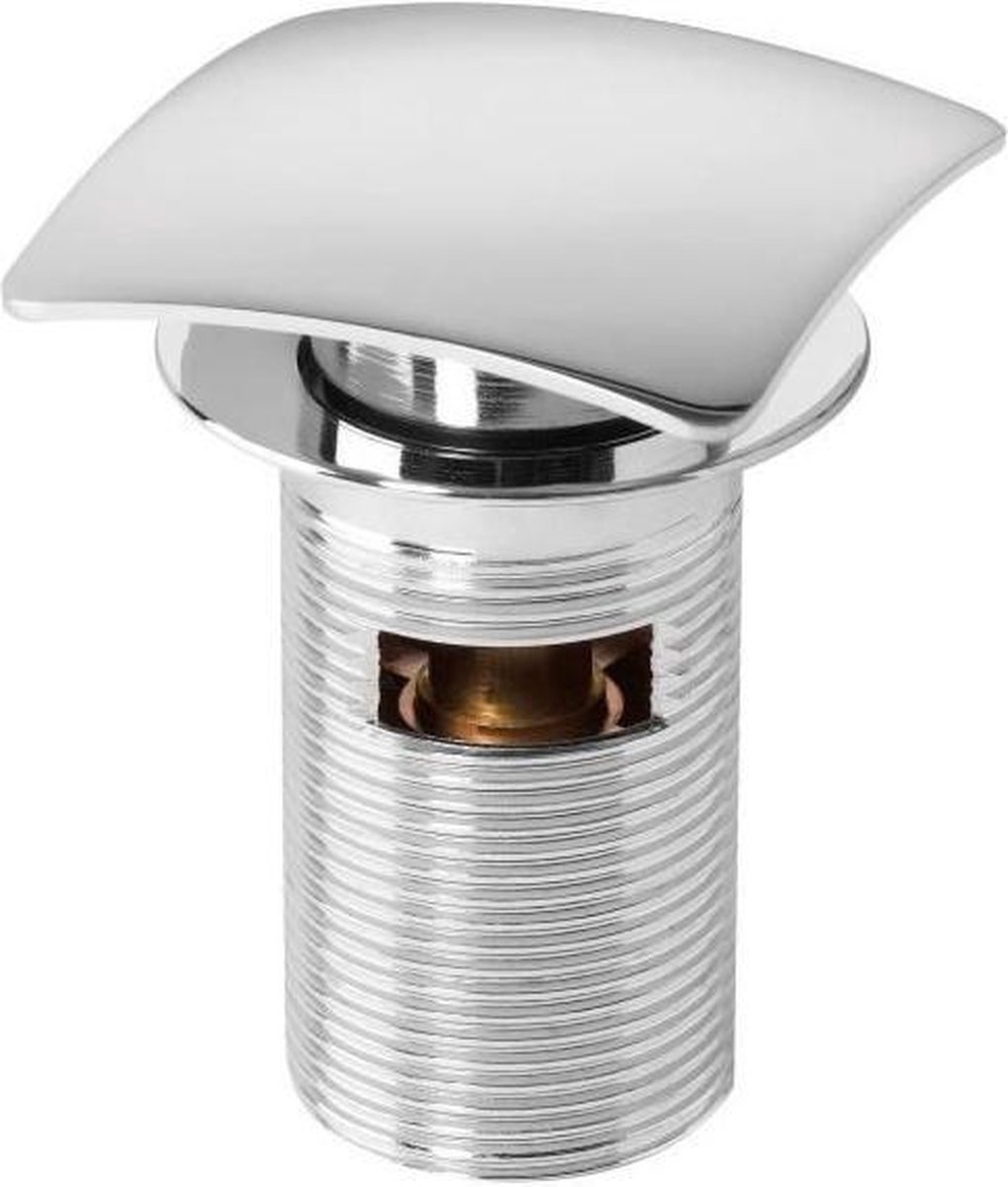 WIRQUIN Quick-Clac wastafel wastafel - 75 mm - Vierkant - Met overloop