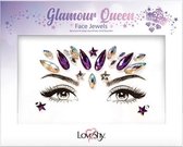 Festival gezicht steentjes - face jewels - festival glitters - glamour queen