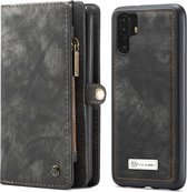 CaseMe - Huawei P30 Pro hoesje - 2 in 1 Wallet Book Case - Zwart