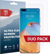 Rosso Screen Protector Ultra Clear Duo Pack Geschikt voor Huawei P40 Pro | Folie | 2 Stuks