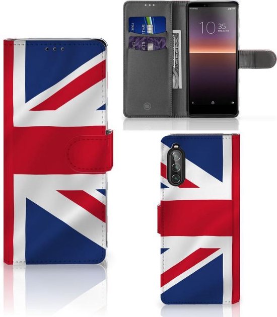 bol.com | Telefoonhoesje Sony Xperia 10 II Wallet Case Groot-Brittannië