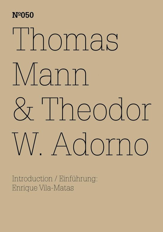 dOCUMENTA (13): 100 Notizen - 100 Gedanken 50 - Thomas Mann  ... - cover