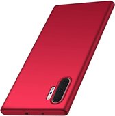 Ultra thin case Samsung Galaxy Note 10 Plus - rood + glazen screen protector