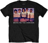 Bring Me The Horizon Heren Tshirt -S- Photo Lines Zwart