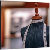 Dibond –Modeontwerp Pop– 50x50 Foto op Aluminium (Met ophang)