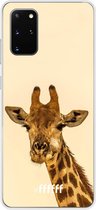 Samsung Galaxy S20+ Hoesje Transparant TPU Case - Giraffe #ffffff